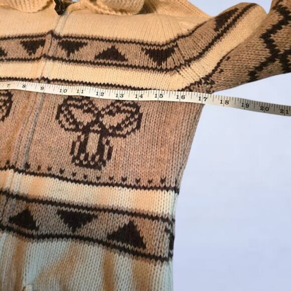 Aritzia TNA Sea to Sky Cowichan Style Lambswool Sweater - Size Large - Picture 4 of 8